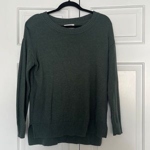 Green crew neck sweater old navy M